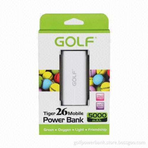 5200mAh power bank with original Samsung cell and CE, FCC, RoHS certification